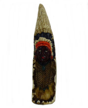 Lade das Bild in den Galerie-Viewer, Indianer Figur Kanu Einbaum Westerndekoration Western 4 Variationen ca. 23cm
