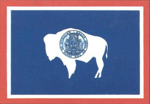 Flagge Fahne Sturmflagge USA Wyoming 90 x 150 cm