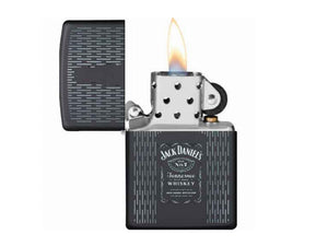 Zippo Feuerzeug - Jack Daniel's Black Matte in Zippobox