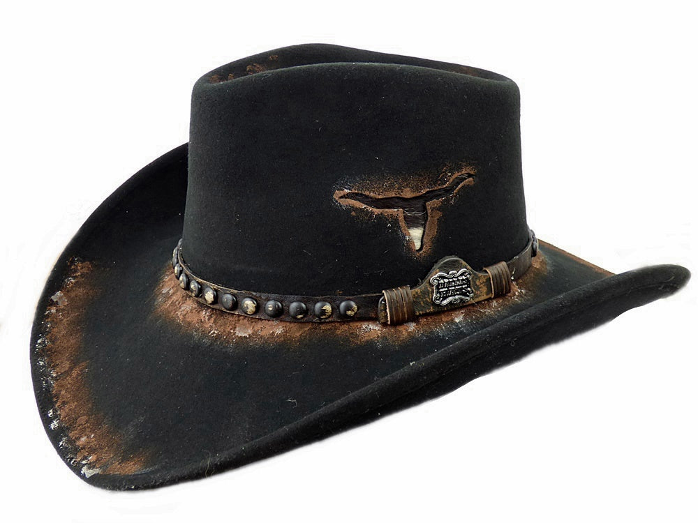 Dallas Hats Cowboyhut Fort Worth Wollfilz Gr. S - XL