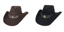 Lade das Bild in den Galerie-Viewer, Bullhide Hats Cowboyhut Hangin`Out braun oder schwarz Wollfilz Gr. S - XL
