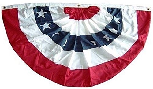Stofffächer Volant Vorhang Flagge USA Westerndekoration 2 Größen Baumwolle