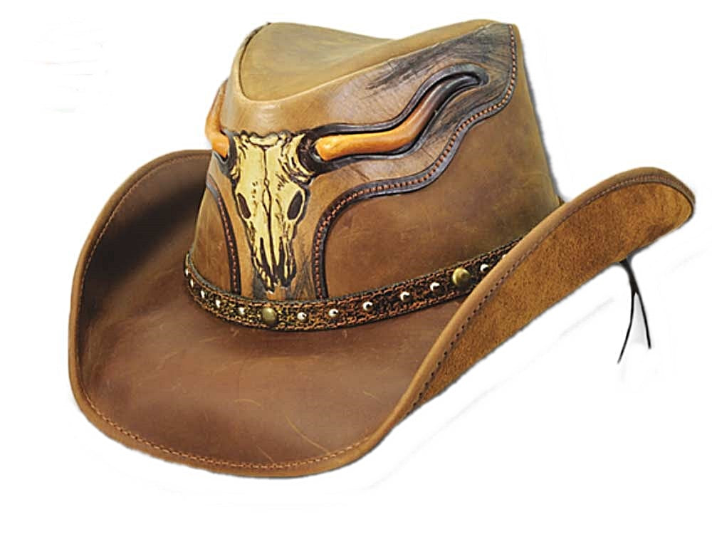 Dallas Hats Cowboyhut Lederhut The Steer Gr. S - XL
