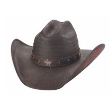 Lade das Bild in den Galerie-Viewer, Bullhide Hats Cowboyhut Strohhut PBR Be Cowboy braun Cattleman
