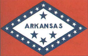 Flagge Fahne Sturmflagge USA Arkansas 90 x 150 cm