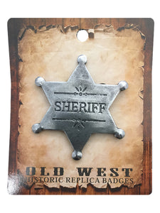 Anstecker Pin Sheriffstern Sheriff Historische Nachbildung Made in USA Western