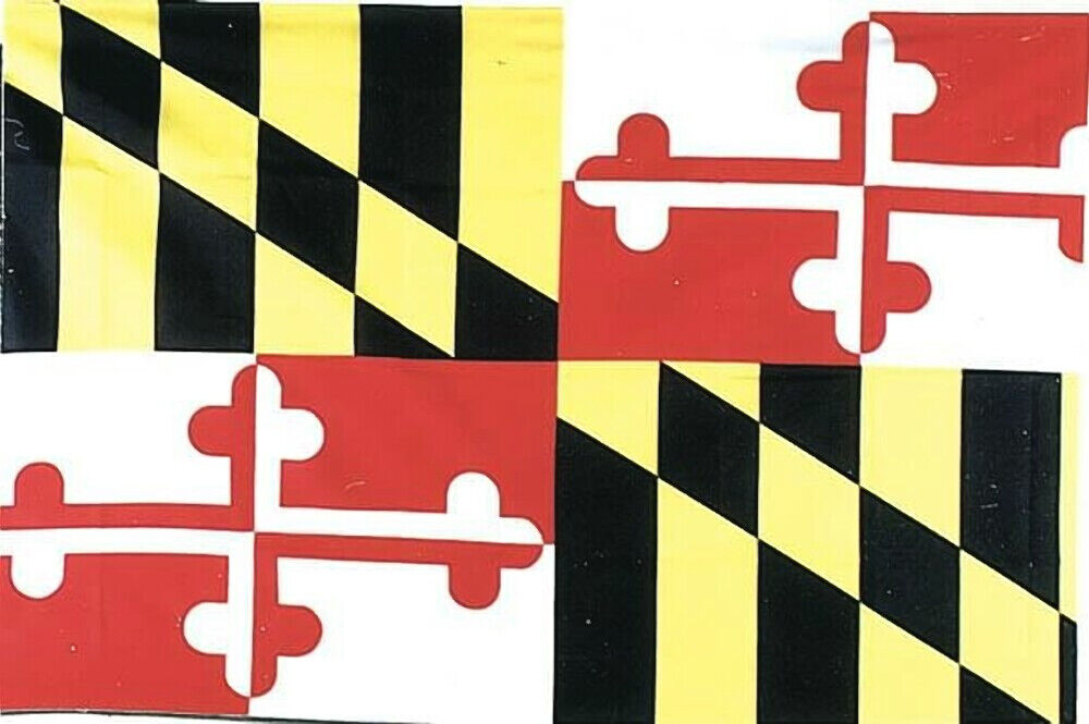 Flagge Fahne Sturmflagge USA Maryland 90 x 150 cm