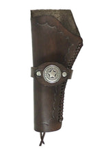 Lade das Bild in den Galerie-Viewer, Westernholster Holstertasche echt Leder Handarbeit braun Colt Texas Lonestar
