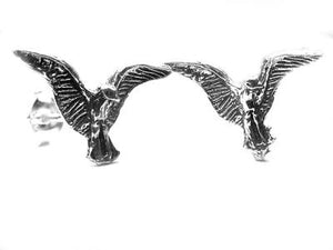 1 Paar Ohrringe Ohrstecker aus 925er Sterling Silber Adler Weißkopfseeadler