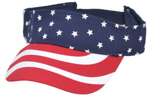 Visor Cap Schirmkappe Kappe Schild Sonnenschutz Flagge USA