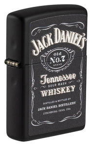 Zippo Feuerzeug - Jack Daniel's schwarz 3D-Druck in Zippobox