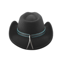 Lade das Bild in den Galerie-Viewer, Chickasaw Bullhide Hats Cowboyhut Wollfilz schwarz Line Dance Größe 53-56
