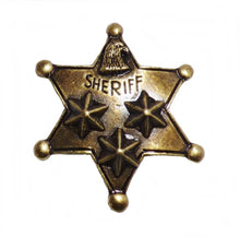 Lade das Bild in den Galerie-Viewer, Anstecker Pin Sheriffstern Sheriff Adler Western Country Wilder Westen
