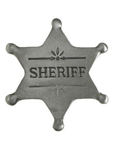 Lade das Bild in den Galerie-Viewer, Anstecker Pin Sheriffstern Sheriff Historische Nachbildung Made in USA Western
