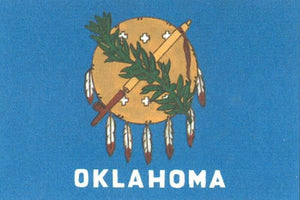 Flagge Fahne Sturmflagge USA Oklahoma 90 x 150 cm