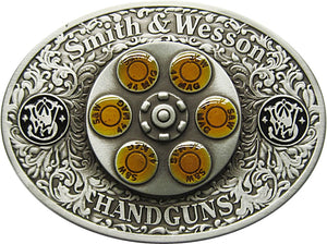 Gürtelschnalle Buckle Gürtelschließe mit drehbarer Trommel Smith & Wesson