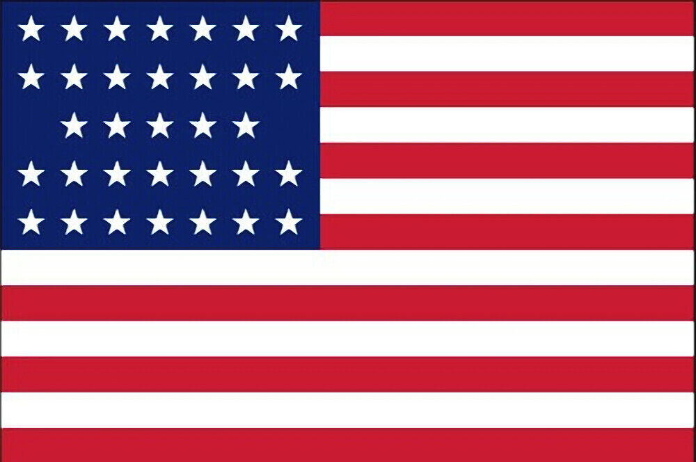 Flagge Fahne Sturmflagge USA 33 Sterne 1859-1861 90 x 150 cm