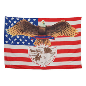 AMERICAN LEGEND Flagge Fahne Pony Express Wells Fargo Posterflagge