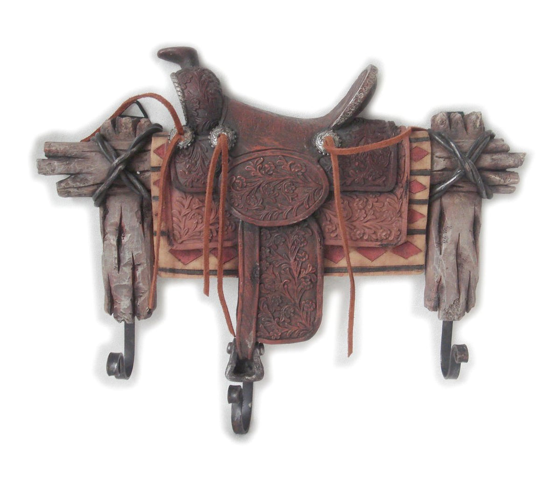 Garderobenhaken - Western Saddle Cowboy Pferd