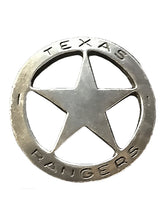 Lade das Bild in den Galerie-Viewer, Anstecker Pin Sheriffstern Texas Rangers Historische Nachbildung Made in USA
